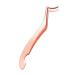 Hair Removal Tweezers False eyelash tweezers false eyelash therapeutic instrument eyelash lengthening curling forceps auxiliary clamp cosmetic forceps tool(Color:Rose gold)