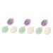 NOLITOY 9 Pcs Back Loofah Shower Sponge Loofah Bathing Accessories Body Wash Wipes Shower Loofah Mesh Bath Ball Elf Lip Balm Exfoliating Body Sponge Shower Mesh Pouf Scrubber Soft