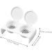 minkissy Nail Art Brush Cup Nail Art Tool Painting Tool Nail Tools Soaking Bowl for Acrylic Nails Dappen Dish with Lid With Cover Wash Pen Bracket Pen Wash Cup Stainless Steel - Buy Online on SooperMarket.com