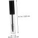Healvian 32 Pcs Mascara Tube Transparent Balm Tube Empty Mascara Bottle and Brush Eyelash Brush Tube Plastic 1 g (Pack of 1) Blackx2pcs - Buy Online on SooperMarket.com
