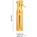 Sprayer Bottle Water Salon Hairdressing Sprayer Hair Spray Bottle Barber Fine Mist Sprayer Empty Bottle for Hair Styling Golden Hair Spray Bottle - Buy Online on SooperMarket.com