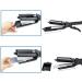 3 Plate Hair Crimper & Straightener - Titanium Flat Iron & Waver - Adjustable Temperature Curling Tool for Fluffy Waves - Buy Online on SooperMarket.com