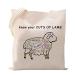 XYANFA Knitting Cuts Of Lamb Knitting Tote Bag Knitter Tote Bag Gift For Knitter Knitting Lover Gifts Sheep Lamb Lover Gift Cuts of Lamb Tote Bag
