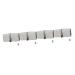Baluue 4pcs Multifunctional Storage Bag Travel Pouch for Hair Styling Tools Folding Comb Men Leather Grey 69X35CMx4pcs Greyx4pcs