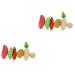 Cabilock 12 Pcs Simulated Vegetable Model Plants Decor Kid Vegetable Toys Fidget Toy for Kids Fake Vegetable Models Kids Decor Kids Toys Home Decor Simulation Fruit Decors Carrot Foam Chili Colorfulx2pcs 14X5.5X5.5CMx2pcs