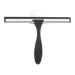 SetSail Shower Squeegee for Glass Door Stainless Steel Window Squeegee All-Purpose Heavy-Duty Bathroom Squeegee for Shower Glass Door and Tile Cleaning Non-Slip Handle 10 Inches Black