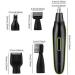 4-in-1 USB Rechargeable Nose Hair Trimmer for Men - Waterproof Ear & Eyebrow Clipper - Perfect for Travel & Family Use - Buy Online on SooperMarket.com