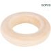 Alomejor 100pcs 25mm Baby Teething Relief Ring | Safe DIY Craft Accessories for Baby Crafts - Buy Online on SooperMarket.com