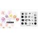 KADS Nail Stamping Plate FL035 - Flower Nature DIY Image Template for Manicure - Buy Online on SooperMarket.com