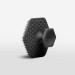 Tooletries Firm Face Scrubber - Silicone Exfoliator Facial Cleansing Brush - Charcoal - Buy Online on SooperMarket.com