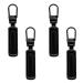 LMyzcbzl zip zipper 4 pieces of spare parts zipper zipper metal zipper pull removable metal zipper pull zipper replacement for wallets clothes jeans suitcase luggage
