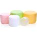 Tianzd 24-Piece 20ml White Plastic Empty Cream Can Set with Lids & Spatulas - Ideal Cosmetic Containers for International Shipping - Buy Online on SooperMarket.com