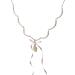 Oralgo's French Style Pearl Necklace & Collarbone Chain - Elegant Loops for Women & Girls | International Shipping - Buy Online on SooperMarket.com