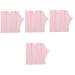 minkissy 4 Pairs Ice Silk Nail Gloves UV blocking gloves fingerless protection gloves anti UV hands gloves anti gloves nail salon gloves UV shield gloves hand gloves Nylon outdoor Miss