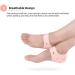 2 Pairs Gel Silicone Heel Cover Protector for Plantar Fasciitis, Orthopedic Bunion Corrector - Foot Pain Relief - Buy Online on SooperMarket.com