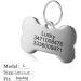LYL Premium Engraved Personalised Pet Dog Cat Name ID Stainless Steel Tag Collar (L Bone) L (Pack of 1) Bone - Buy Online on SooperMarket.com