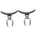 NOLITOY 2 Pcs Eye Shadow Stamp Silicone Mold Quick Eye Makeup Tool Eyeshadow Stamp Eyeliner