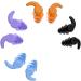 ISTOVO 3 Pair Silicone Earplugs Reusable Silicone Swimmer Earplugs for Adults Black+Purple+Blue - Buy Online on SooperMarket.com