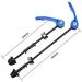 Free-fly MTB Quick Release Bicycle Skewer Set - Front and Rear Mountain Bike Skewers in Blue - Buy Online on SooperMarket.com