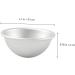 COHEALI Circle Stencil 4PCS soap molds food molds cake mold Aluminum Molds Bath Moulds cake pan puck 3d baking mold Silver medium - Buy Online on SooperMarket.com