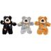 KONG Softies Patchwork Bear Cat Toy (Assorted Designs) - Buy Online on SooperMarket.com