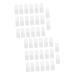 FRCOLOR 40 Pcs Nail Case Nail Art Tips Cover Shield Nail Varnish Tip Finger Nail Soak off Nail Polish Soaker Peel Polish Nail Polish Holder Reusable Soak off Caps Gelt Plastic Remover Milk 4x2cmx2pcs As Shownx2pcs