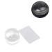 Clear Jelly Nail Art Stamper & Scraper - Transparent Silicone Stamping Tool Set for Perfect Manicure - Buy Online on SooperMarket.com