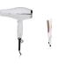 Conair 362C Infiniti Pro Tourmaline Ceramic Soft Touch Full Size Hair Dryer & Double Ceramic Flat Iron 1 Inch White/Rose Gold