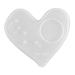 STOBOK 2pcs Coaster Mold Silicone Molds Moon Star Tray Resin Molds Simple Diy Mold Epoxy Resin Heart-shaped Whitex2pcs 13.6X13CMx2pcs