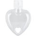 MUNEFE 2 Set Travel Bottle Travel Squeeze Bottle Plastic Liquid Bottle for Cosmetics Liquid Soap Portable Toiletries(Heart) - Buy Online on SooperMarket.com