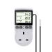 Gobesty Digital Temperature Controller Thermostat Outlet Socket 230 V Digital Thermostat Outlet Plug with Temp Sensor Temperature Switch Heating Cooling Timer for Greenhouse Farm Aquarium Reptile