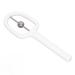 Oral Muscle Strength Tool Promote Spoken Language Develop Language Skills U Shaped Tongue Muscle Trainer Metal for Daily Use (White)