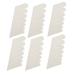 Nail Protector Sticker Wrap Cover 6Pcs Adhesive Silk Nail Wrap Reinforce Full Nail Wraps Adhesive Silk Nail Protector Stickers Clear Nail Patch UV Gel Nail Tool for Nail Protection