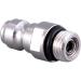 Stainless Steel M8x1 Male Thread Quick-Disconnect Plug Adapter for PCP Paintball Charging - 8mm Universal Fittings - Buy Online on SooperMarket.com