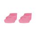 2 Set of Professional Paraffin Wax Therapy Terry Cloth Booties for Feet Spa Pedicure 2 Set of (Pink)