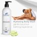 Sensitive Skin Body Wash 16 oz | Paraben & Sulfate Free | Hypoallergenic Cucumber Cleanser | Vegan & Gluten Free | Ideal for Delicate Skin - Buy Online on SooperMarket.com