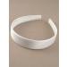 Buy 2.5cm White Satin Covered Alice Band | Multicoloured Hair Headband | International Shipping - Buy Online on SooperMarket.com