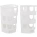 AOVNA 2 Pieces Rabbit Feeder Racks Hay Feeding Food Basket Plastic Hay Feeder Rack for Rabbits Guinea Pigs Chinchilla White & Blue - Buy Online on SooperMarket.com