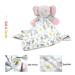 Zooawa Elephant Loveys for Babies - Unisex Security Blanket and Plush Toy for Newborns - Soft and Soothing Baby Gift - Multiple Colors Available - Buy Online on SooperMarket.com
