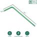 ECO SOUL 100% Compostable Straws - 100 Count, 8.25 inch, Eco-Friendly, Biodegradable, Sustainable, Disposable Straws for Cocktails, Cold Drinks, Smoothies - Bendable - Buy Online on SooperMarket.com