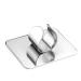 Tumnea nail mixed palette nail make-up palette stainless steel ring small space tool manicure finger eyes shadow color mixing palett from foundation nail polish colors