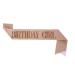 Birthday Queen Sash & Rhinestone Tiara Set - Rose Gold Bridal Crown Headpieces - Buy Online on SooperMarket.com