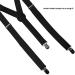 Buy Aonat Heavy Duty Men's Braces Durable Elastic Y-Form Adjustable Extra Strong Clips Fits All Sizes Black 2.5 cm Wide - Buy Online on SooperMarket.com