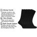 ITRAT Diabetic sock for Woman- Non Elastic Wide Honey Comb Top Soft Cuff Ankle Wide Grip Odema Friendly Non Binding Circulatory For Swollen Feet legs Size 4-7 4-7 Black (6 Pairs) - Buy Online on SooperMarket.com