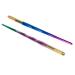 MUSISALY 2pcs Colorful Embroidery Pen Microblading Pen Liquid Eyebrow Pen Microblading Marker Pen Alloy