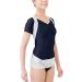 DFHBFG Shoulder and Back Correction Belt with Anti-Hunchback Correction Artifact Back Correction Device Braces(Size:Large) Large D