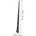 BELLIFFY 12pcs Eyeliner Brush Eye Shadow Brush Flat Liner Brush Eyeliner Makeup Tool Concealer Brush 15.5x1.2x0.6cm Black - Buy Online on SooperMarket.com