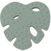 Loulou Lollipop Silicone Teether for Teething Baby - Monstera Seafoam | Gender Neutral Teething Toy - Buy Online on SooperMarket.com