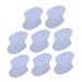 8pcs Toe Separator Night Splint Thumb Protector Nail Protector Silicone Toe Spacers Hallux Valgus Orthotics Bunion Toe Spreader Foot Thumb Orthotics Big Toe Separator Toe Adjuster