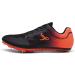 Professional Track and Field Shoes Men Women Spikes Sneakers Sprinting Running Training Lightweight Racing Match Kids High Jump Youth 8.5 Women/7 Men Black Orange